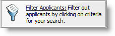 Filter Applicants