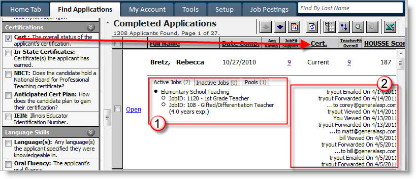 Add/Remove Columns Options
