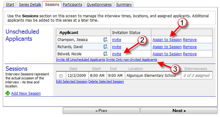 Assign Applicants to Series